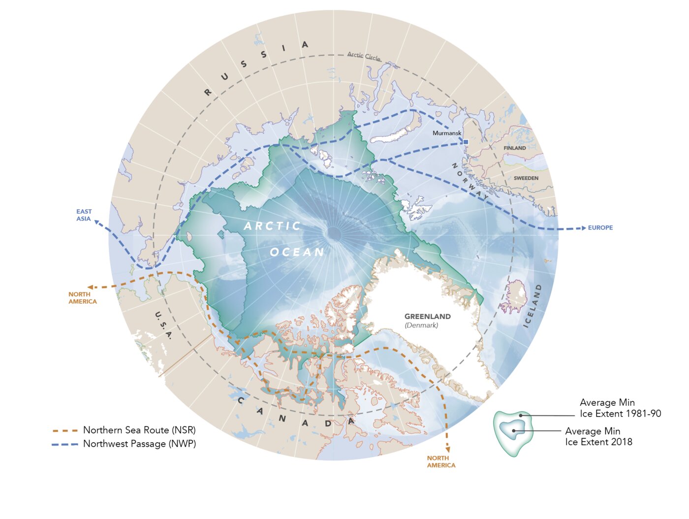 Arctic Passages map series